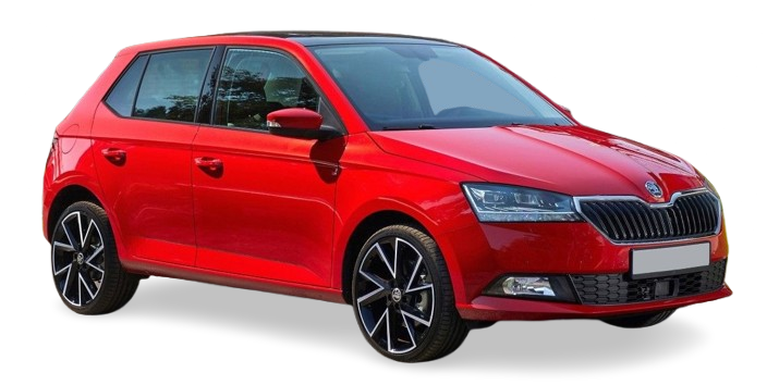 Skoda Fabia 2024 no background