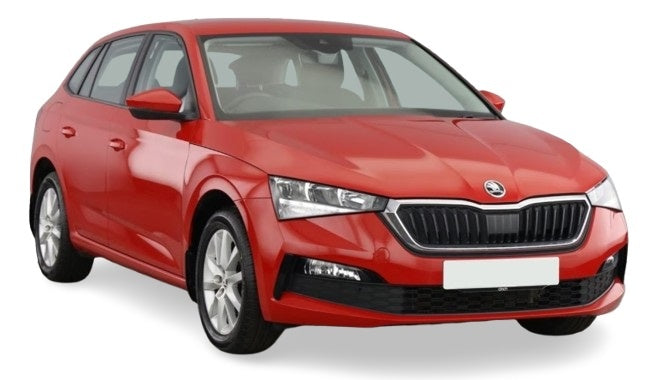 Skoda Scala no background