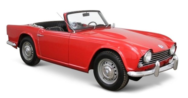 Triumph TR4 6 white